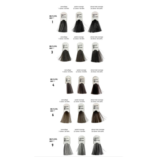 TINTORETTO Multi Level Grey Крем-фарба nr.4 #Barba Italiana, 60 мл