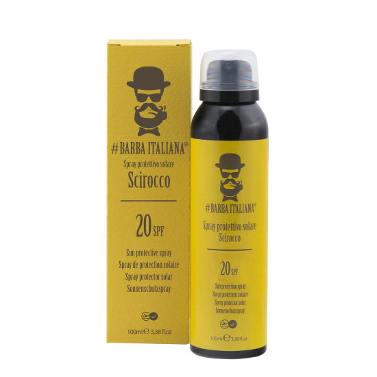 SCIROCCO SPF 20 Сонцезахисний спрей #Barba Italiana, 100 мл