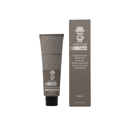 TINTORETTO Multi Level Grey Крем-фарба nr.4 #Barba Italiana, 60 мл
