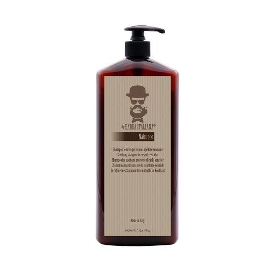 NABUCCO Успокаивающий шампунь для чувствительной кожи головы #Barba Italian, 1000 мл