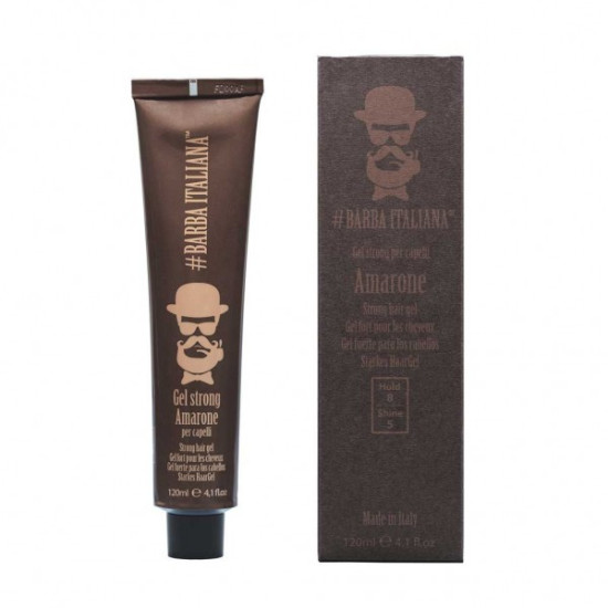 AMARONE Гель сильной фиксации #Barba Italiana, 120 мл